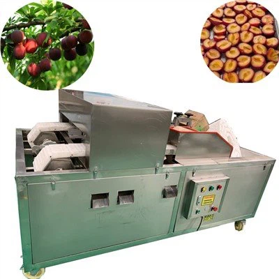 Máquina para picar ameixas