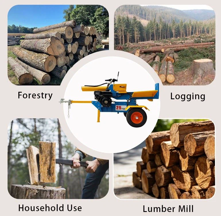 25 Ton Electric Log Splitter high quality
