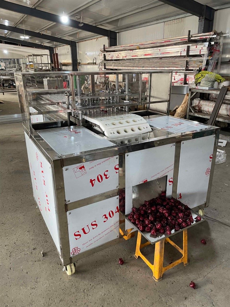 Roselle Pitting Machine